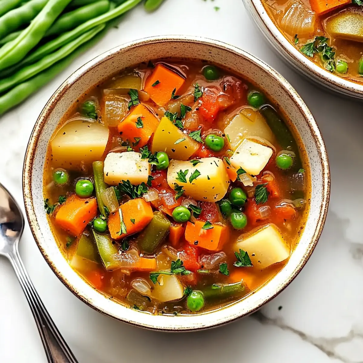 Savory Vegetable Soup for a Cozy Night In