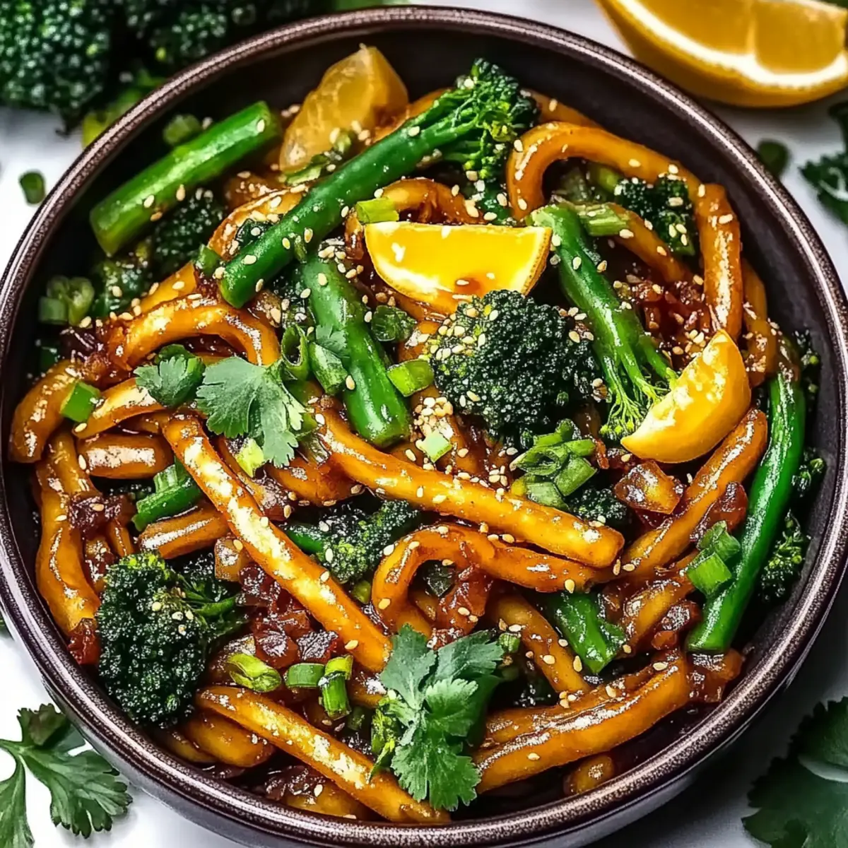 Vegan Udon Nudeln Rezept: Quick Comfort Food Delight