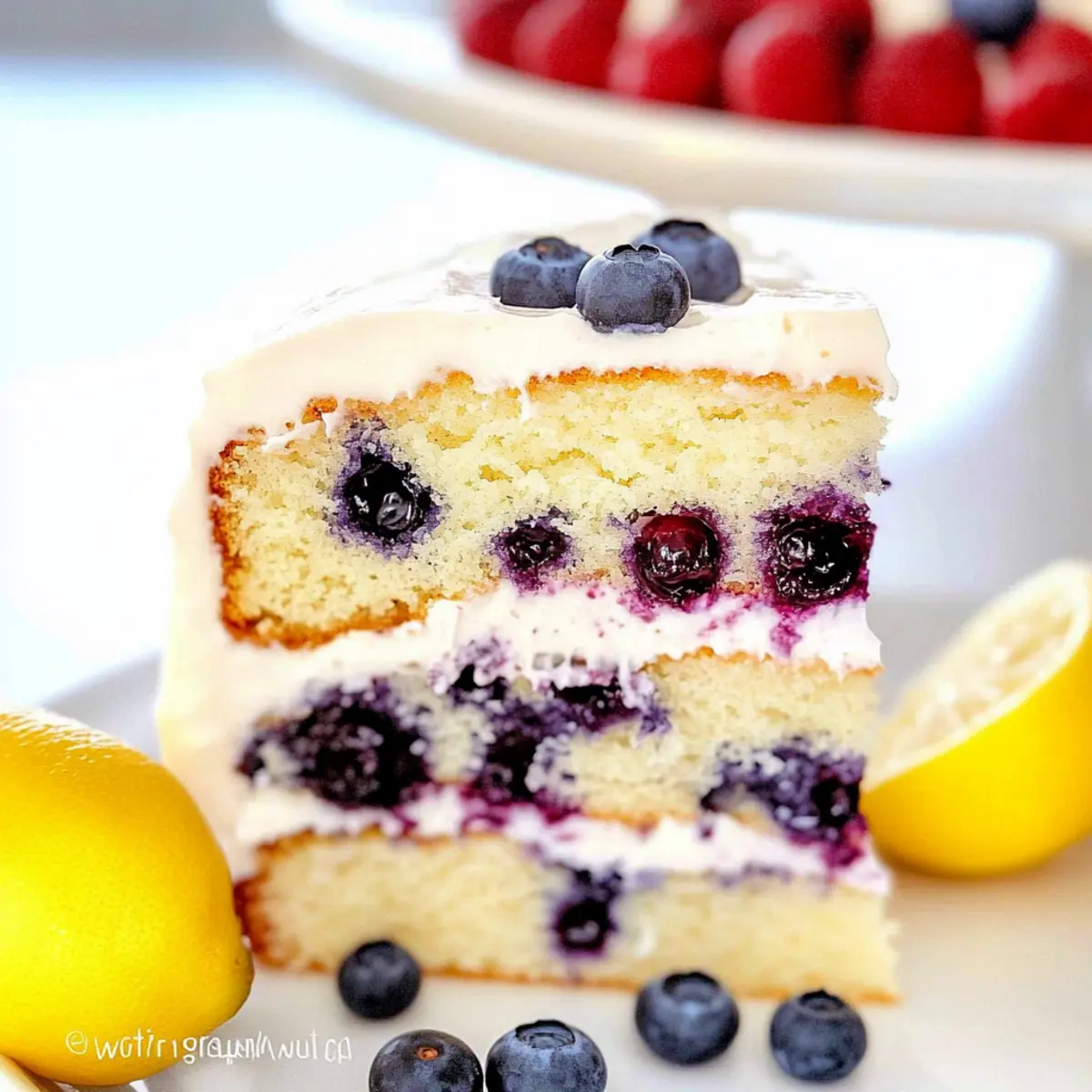 Lemon Blueberry Cake - A Bright Berry Dessert Bliss You'll Love