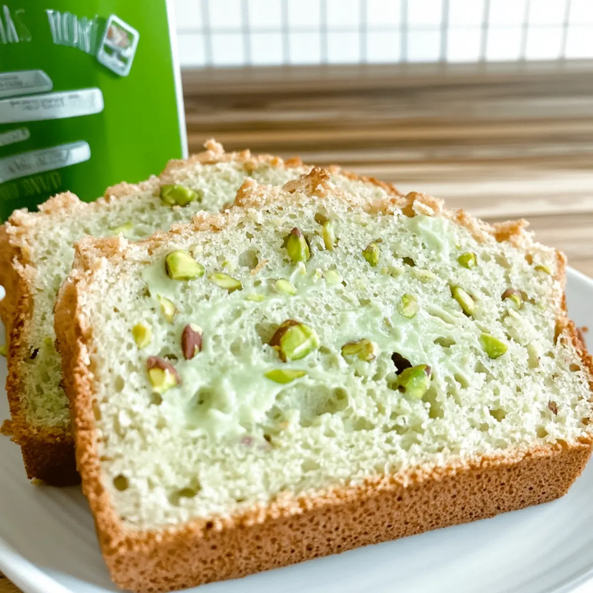 Delightful Pistachio Pudding Bread You Can Bake Today