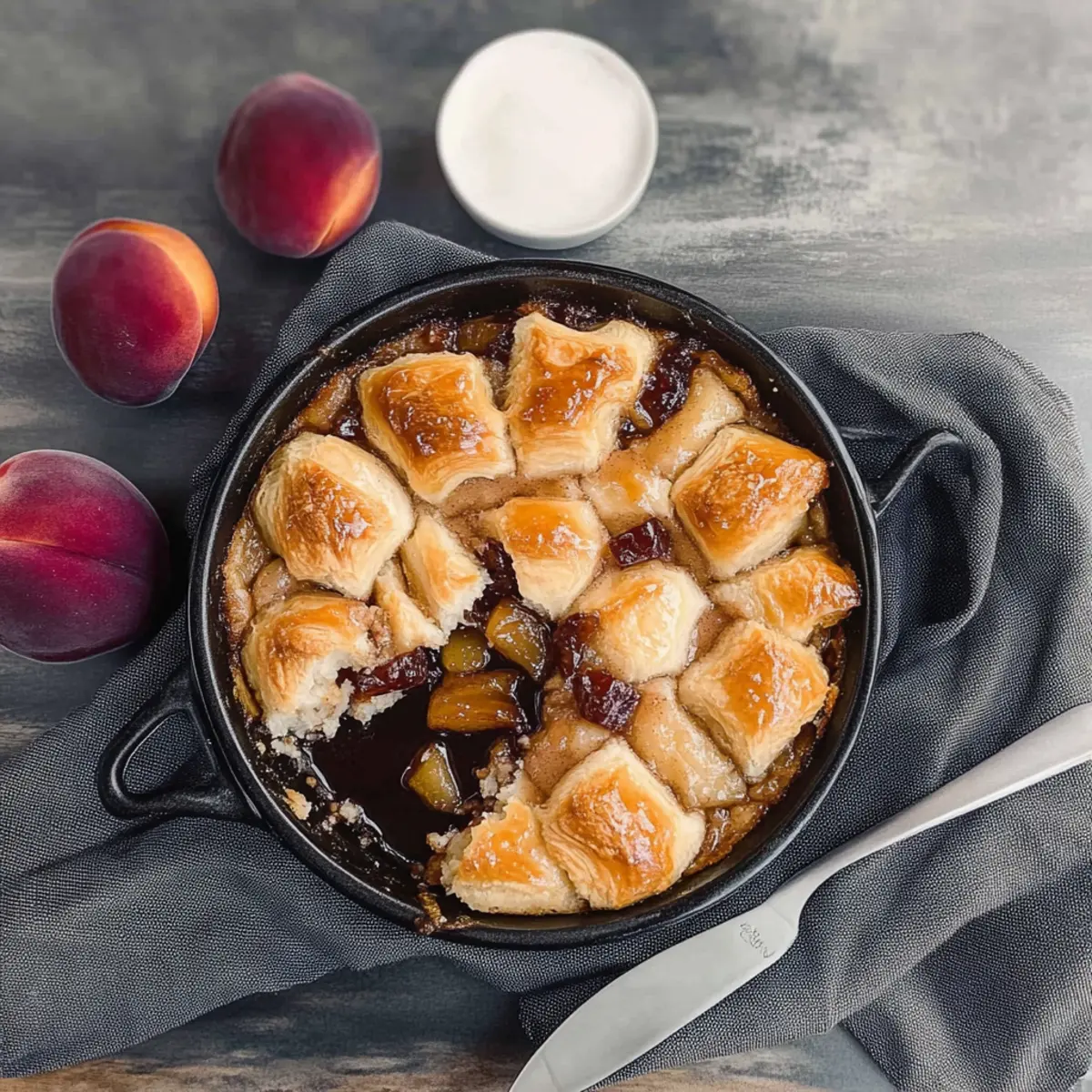 Cinnamon Roll Peach Cobbler: Your New Summer Dessert Crush