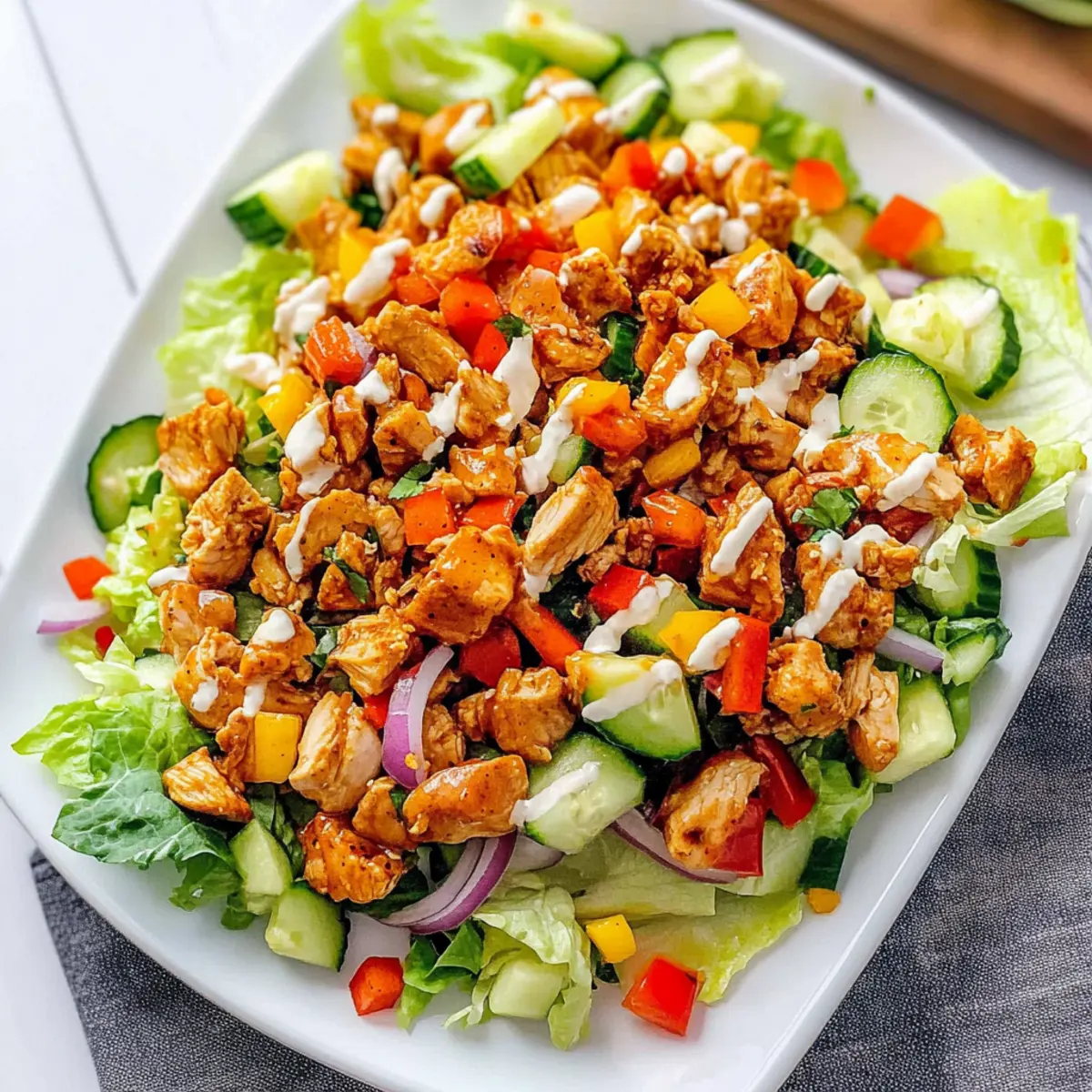 Spicy Honey Hot Chicken Salad for a Flavor-Packed Delight