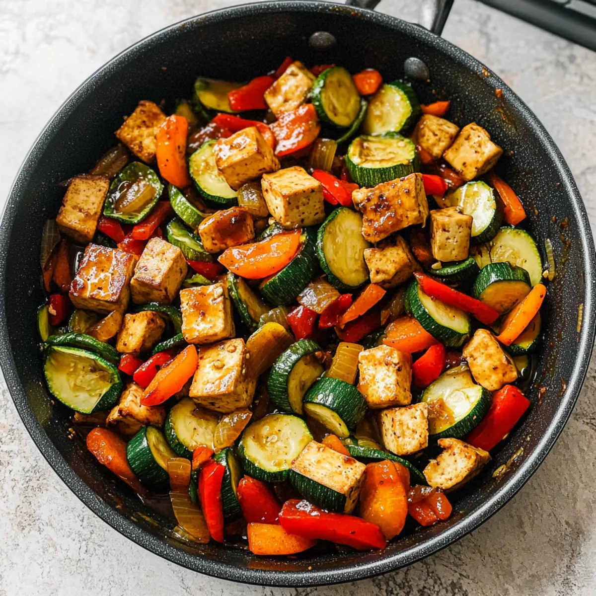 Savor the Flavorful Zucchini Stir Fry With Tofu Magic