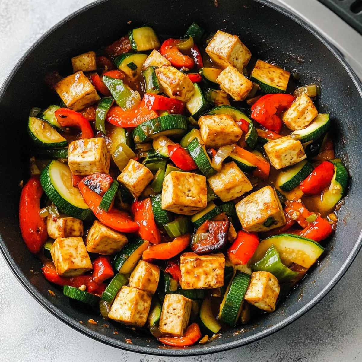 Zucchini Stir Fry with Tofu: Quick and Vibrant Weeknight Delight