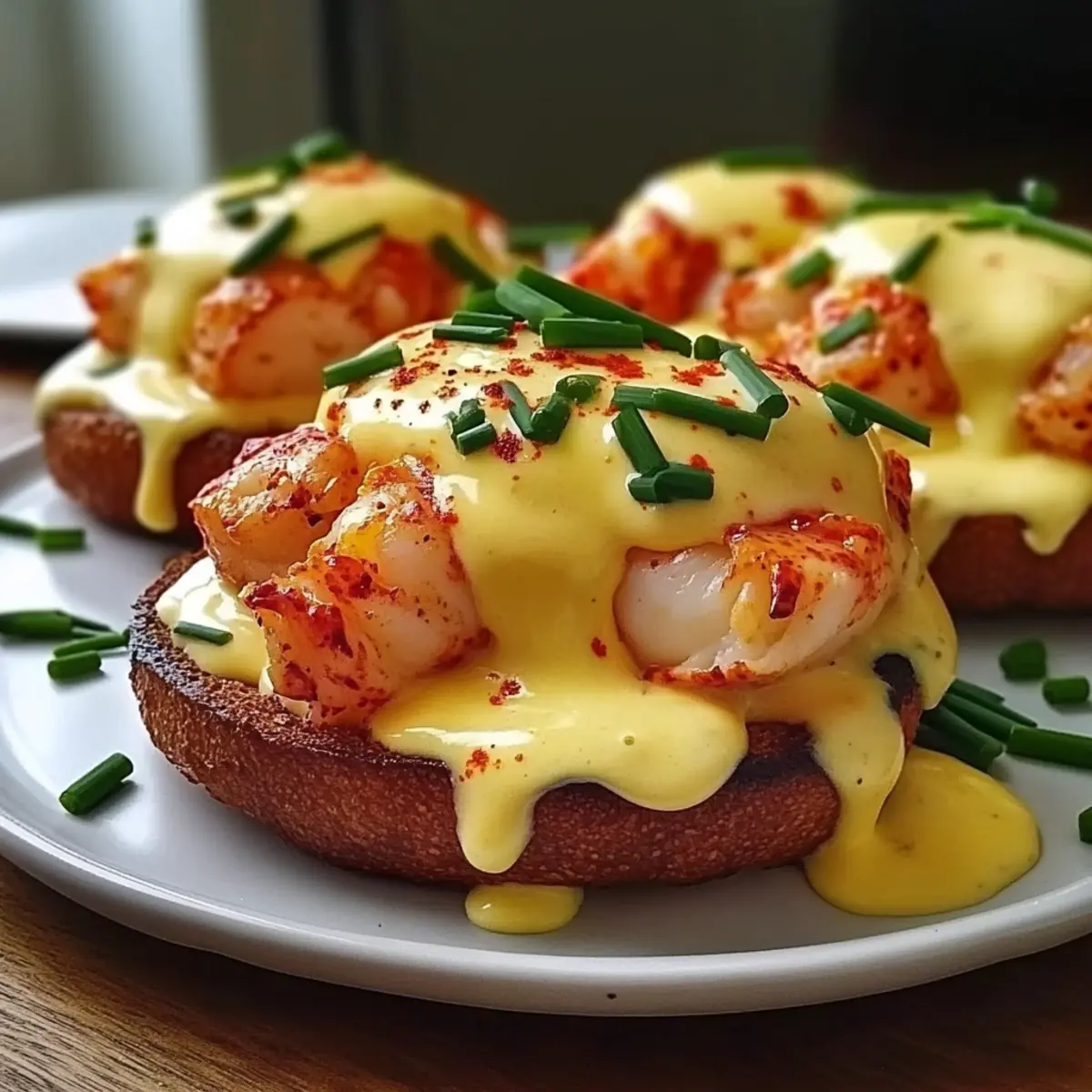 Indulge in Cajun Lobster Eggs Benedict with Spicy Hollandaise