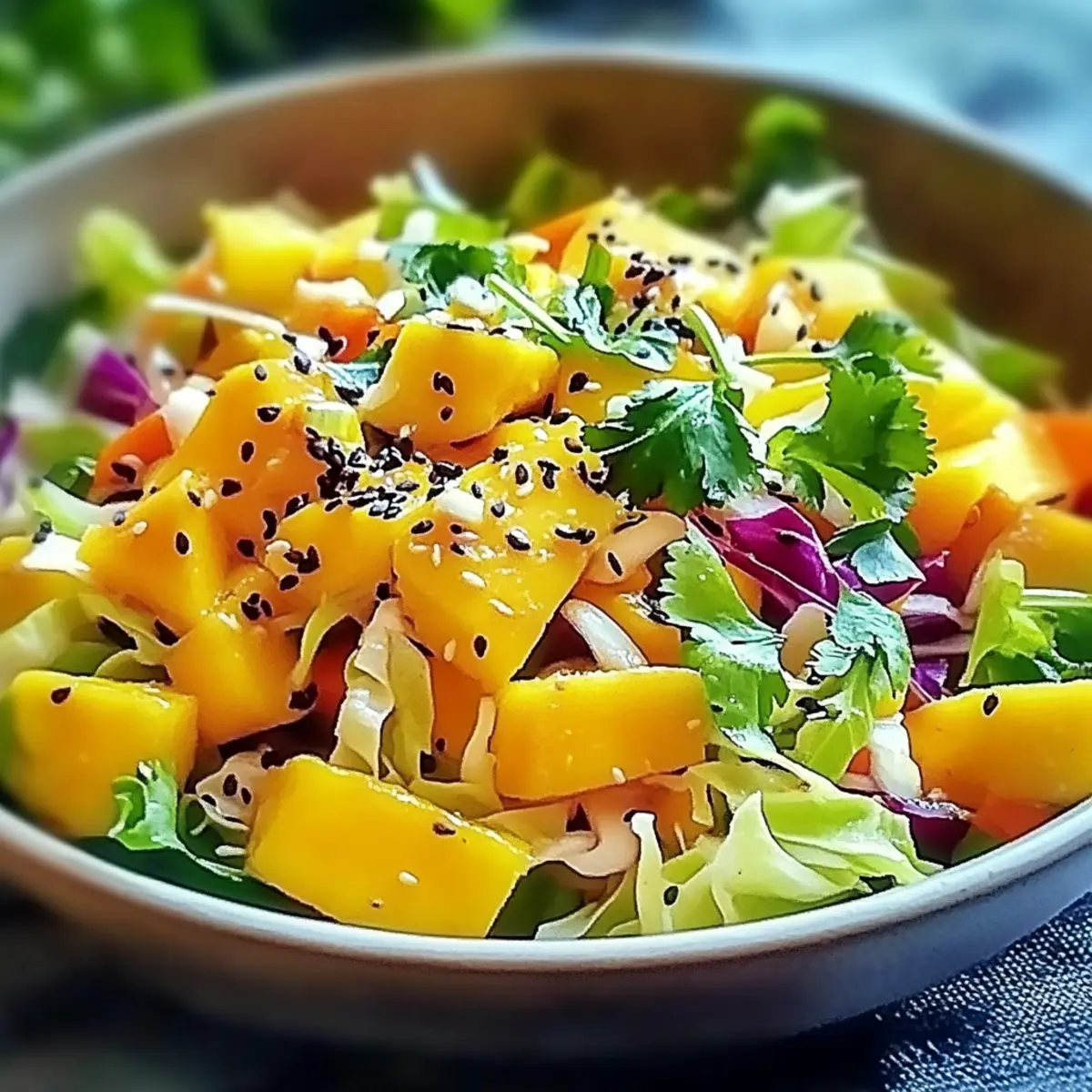 Spitzkohl-Mango-Salat: A Refreshing Summer Delight