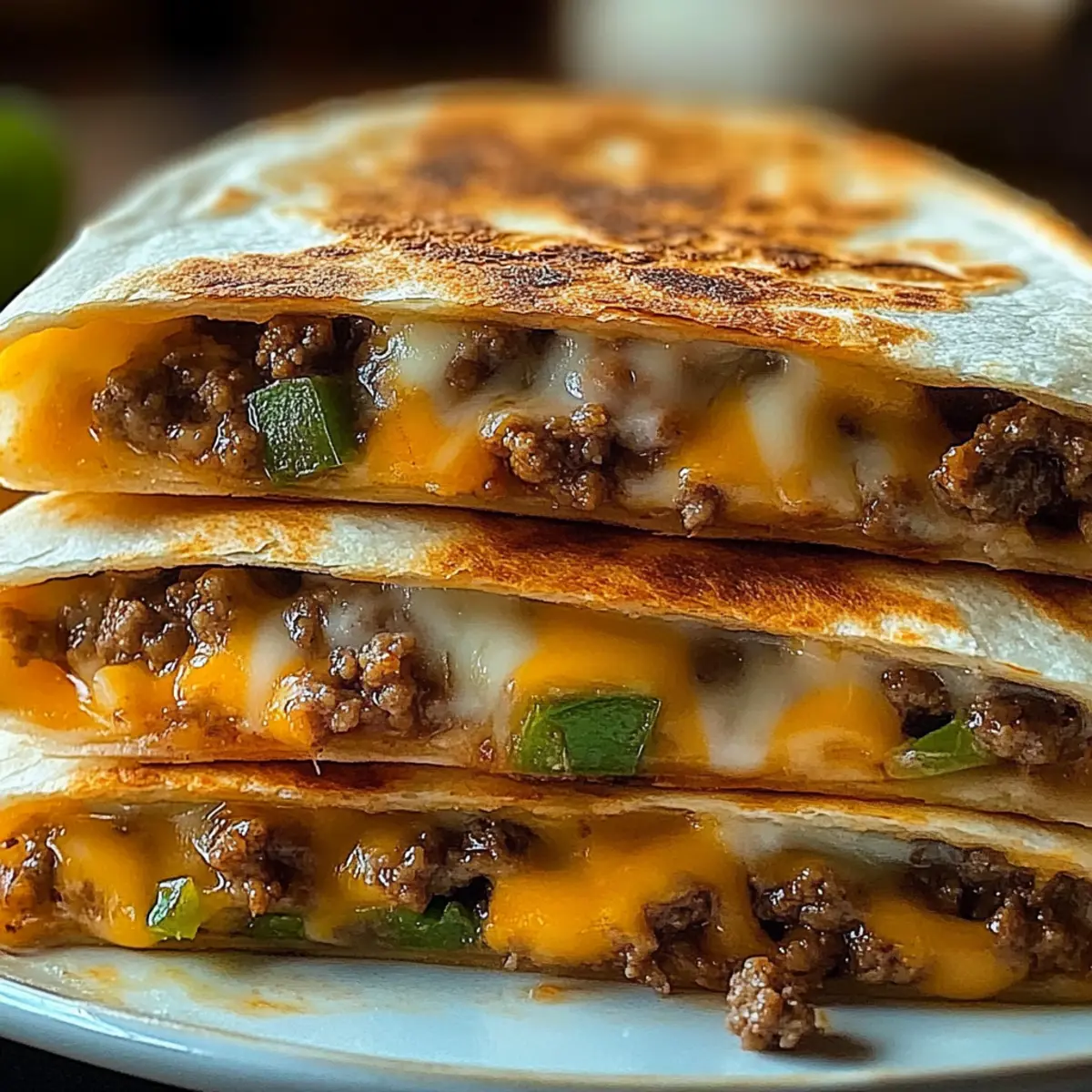 Cheeseburger-Quesadillas: Your New Favorite Game Day Snack
