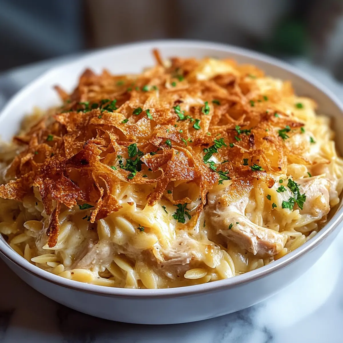 French Onion Chicken Orzo: A Cozy Comfort Food Dream