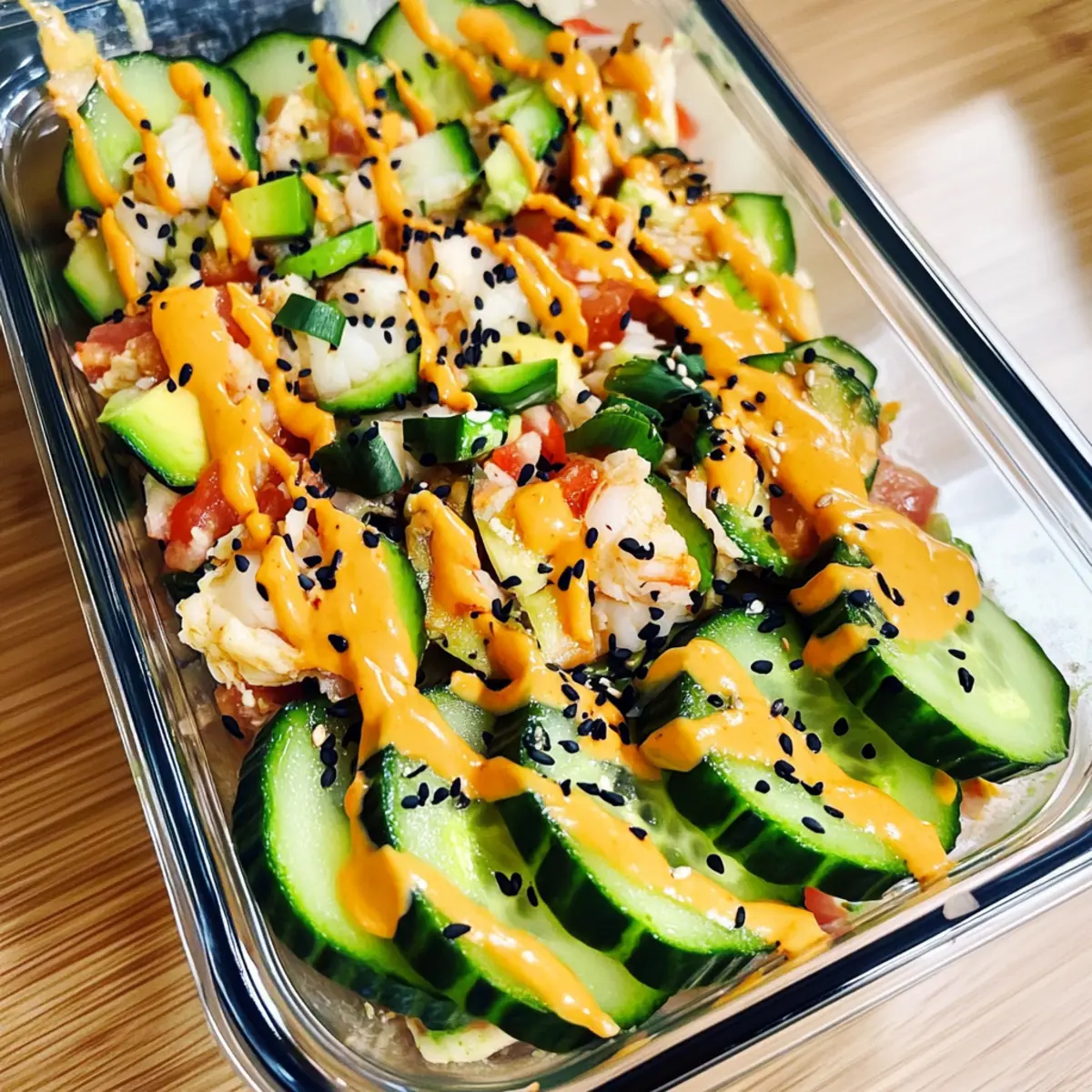 California Roll Cucumber Salad – Your New Favorite Light Dish