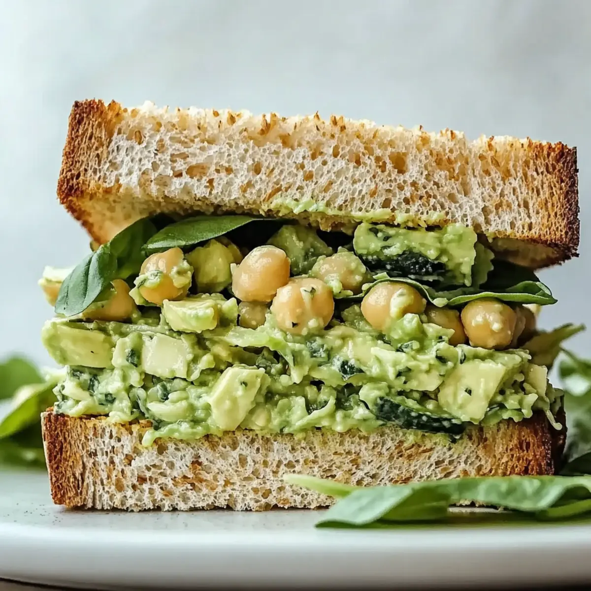 Delicious Green Goddess Salad Sandwich for a Fresh Vegan Boost