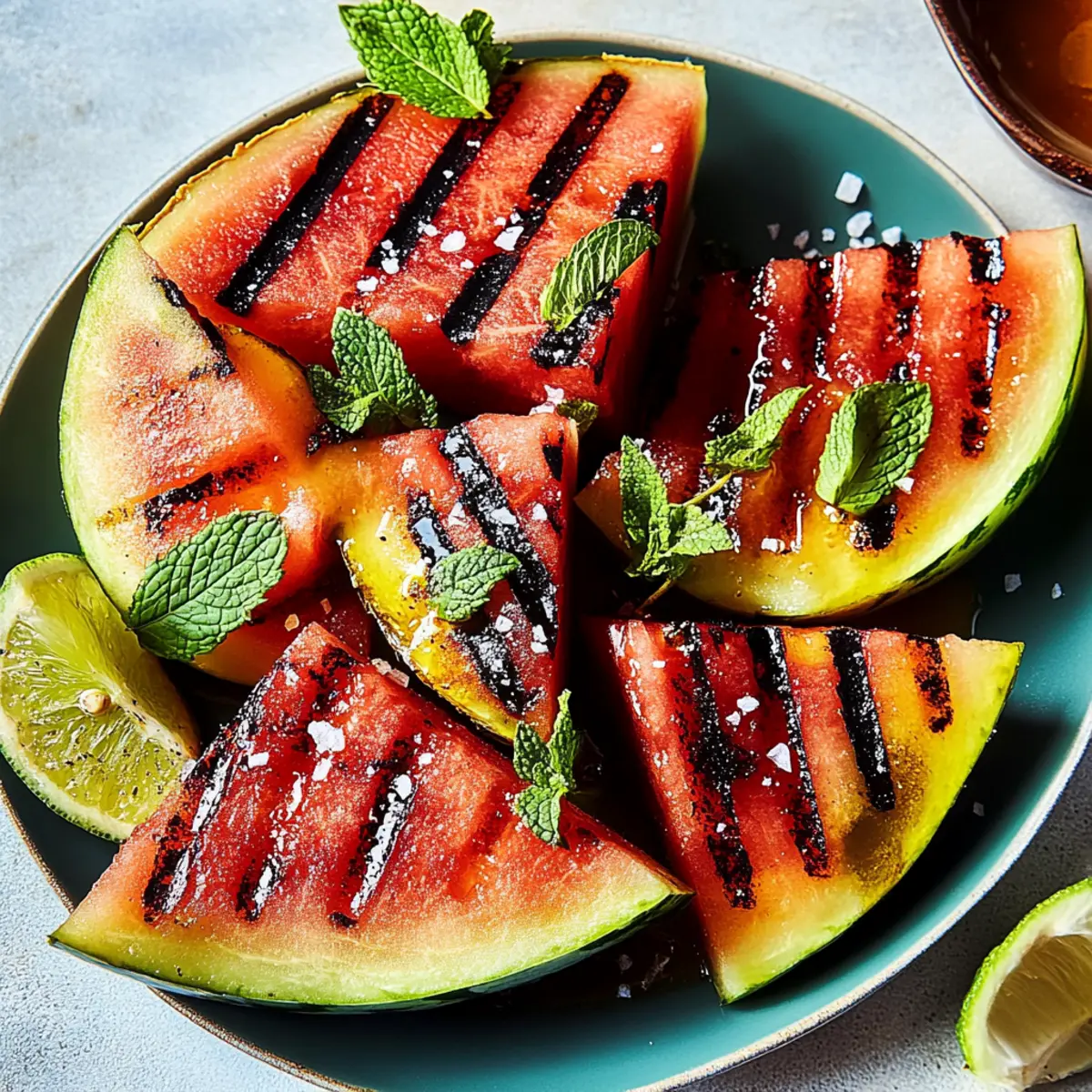 Grilled Watermelon Bliss with Honey Lime Zing