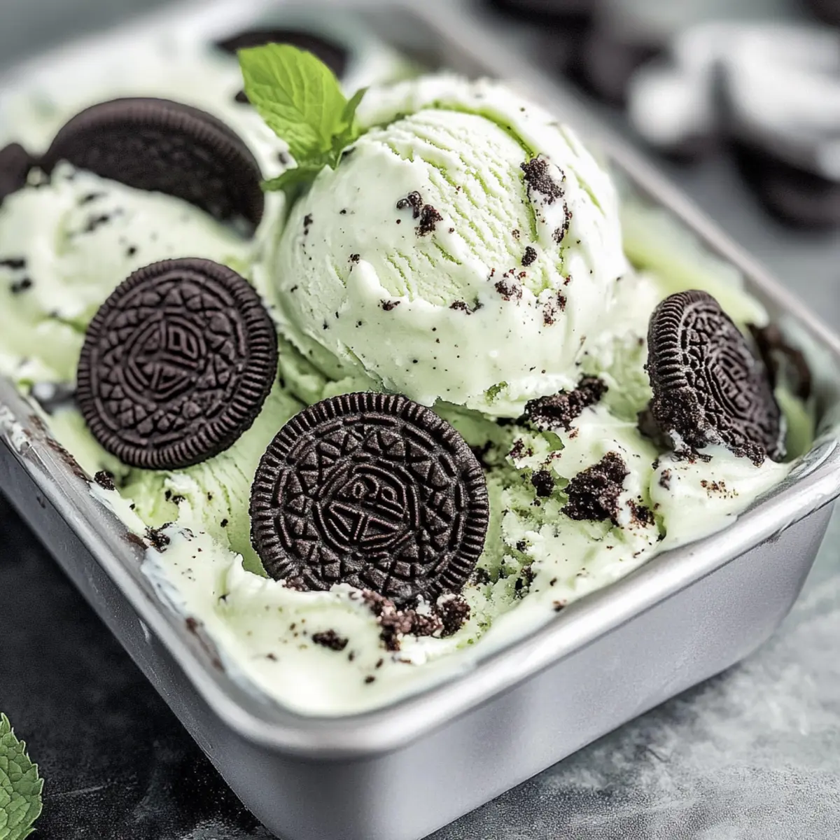 Irresistibly Creamy Mint Cookies and Cream Ice Cream Recipe