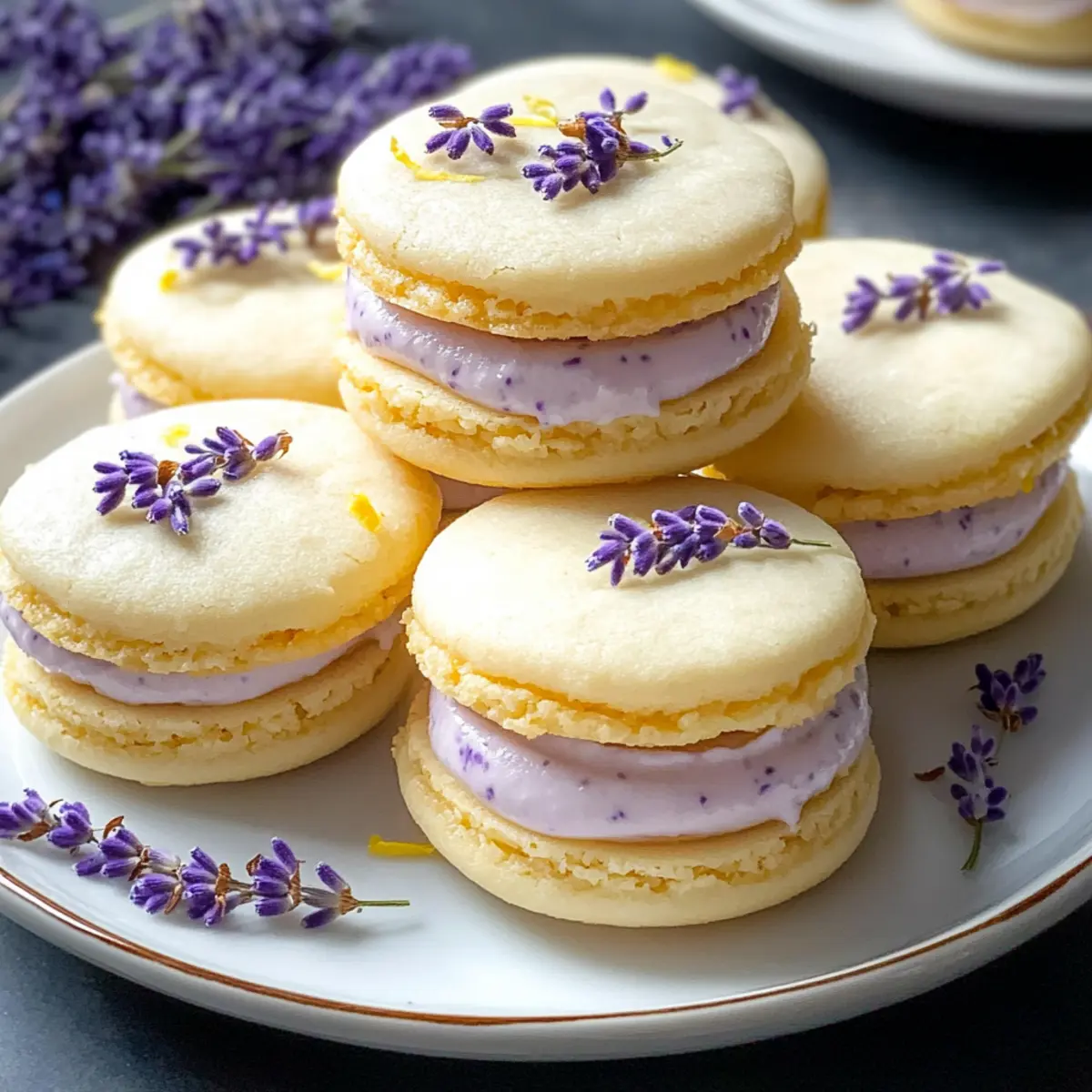 Lemon Lavender Sandwich Cookies for a Charming Sweet Escape