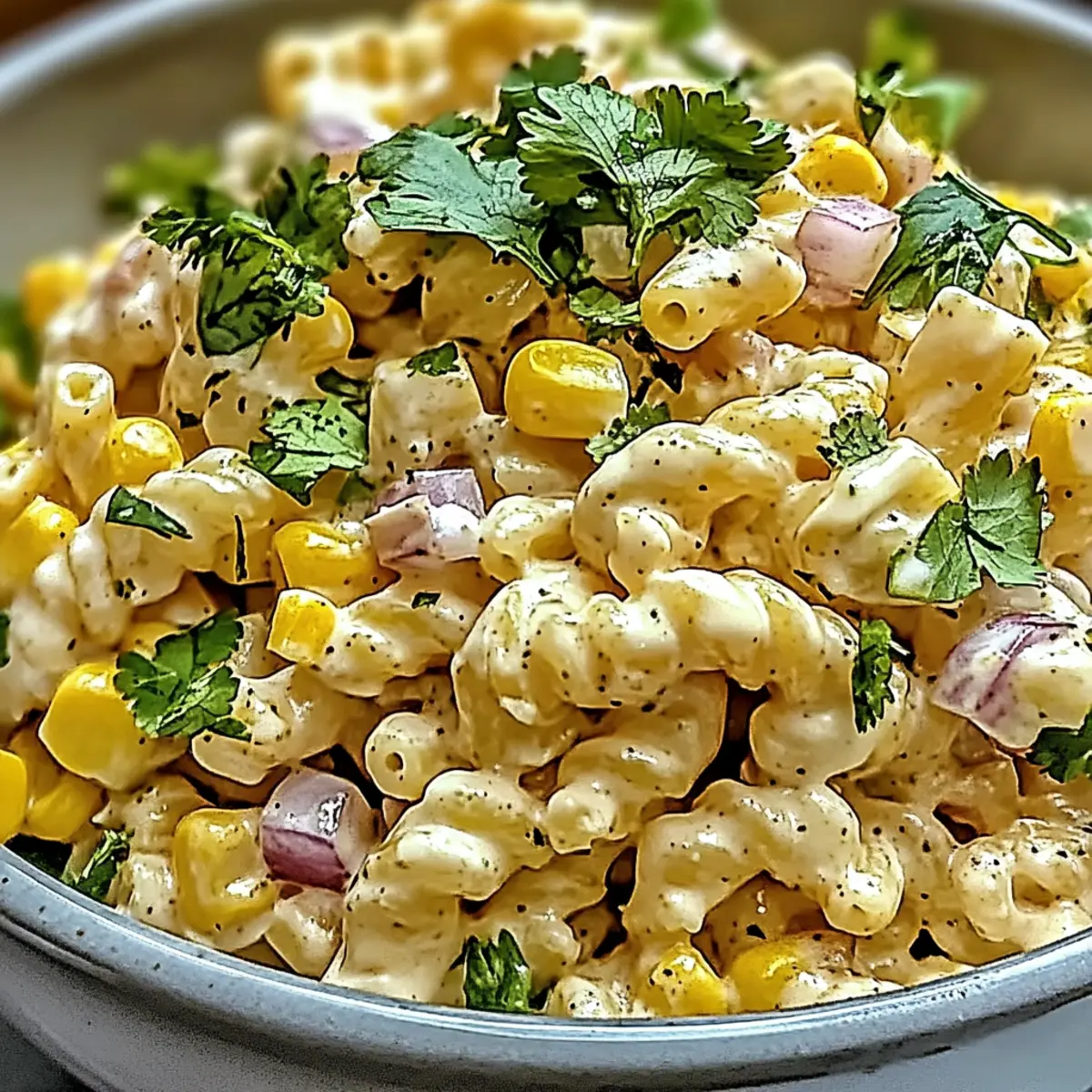 Zesty Street Corn Pasta Salad: A Creamy Summer Hit