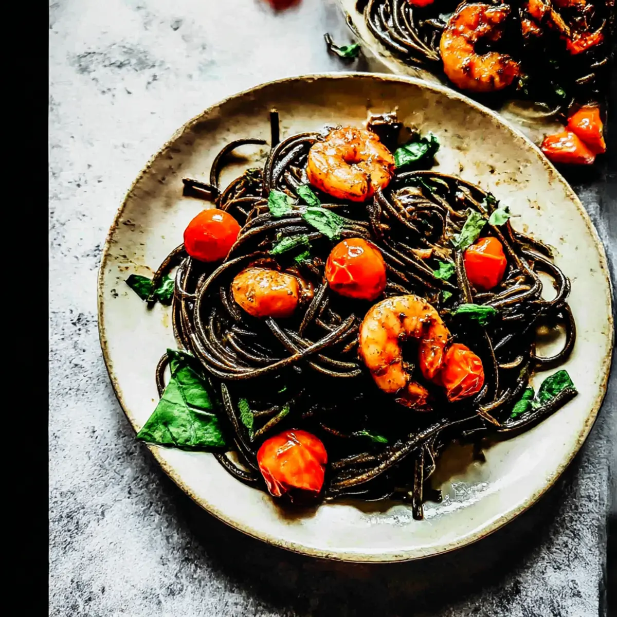 Squid Ink Pasta with Shrimp: A Gourmet Delight in 30 Minutes