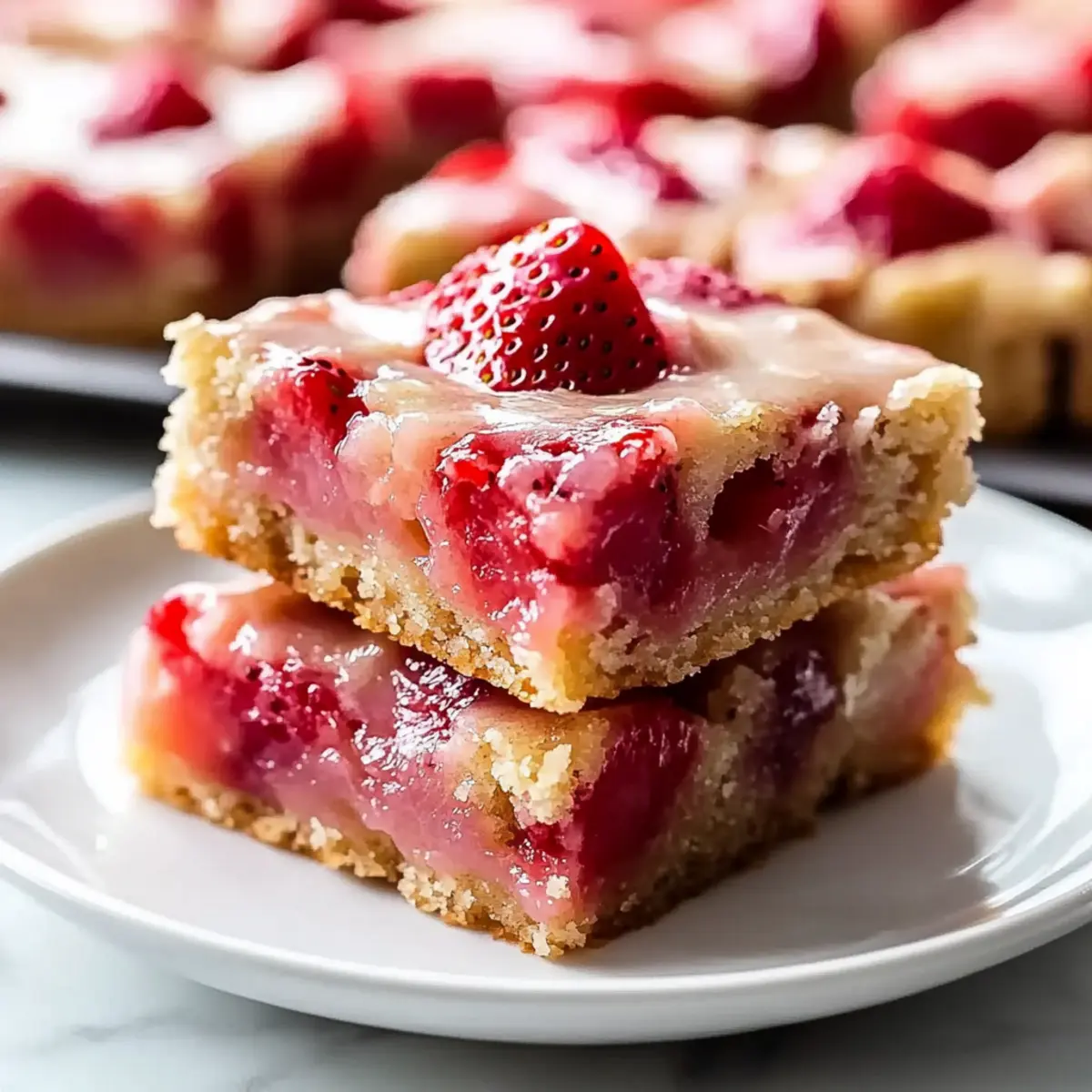 Delightful Strawberry Lemon Blondies for Fresh Flavor Bliss