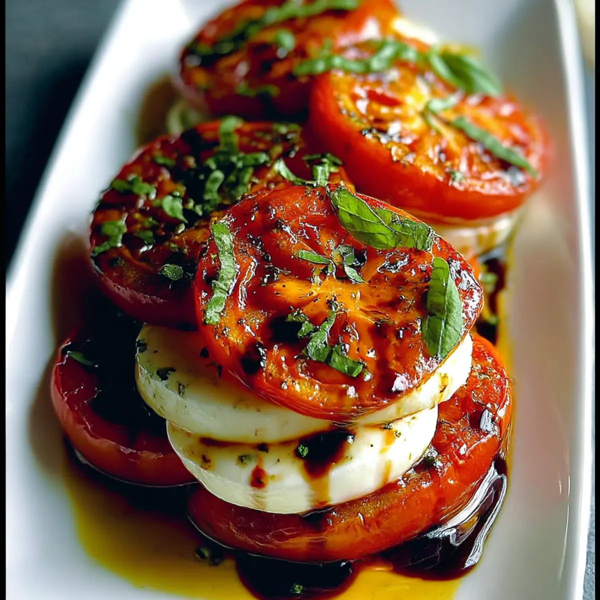 Roasted Tomato Caprese Salad: Bursting with Fresh Flavor