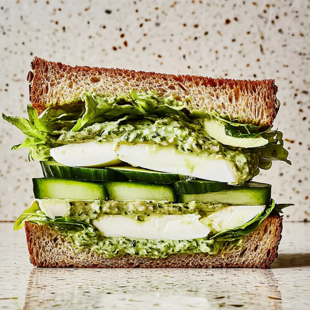 Green Goddess Crunch Sandwich for a Fresh, Flavorful Lunch