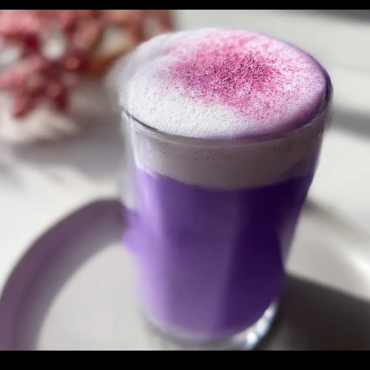 Deliciously Creamy Ube Latte for a Morning Mood Boost