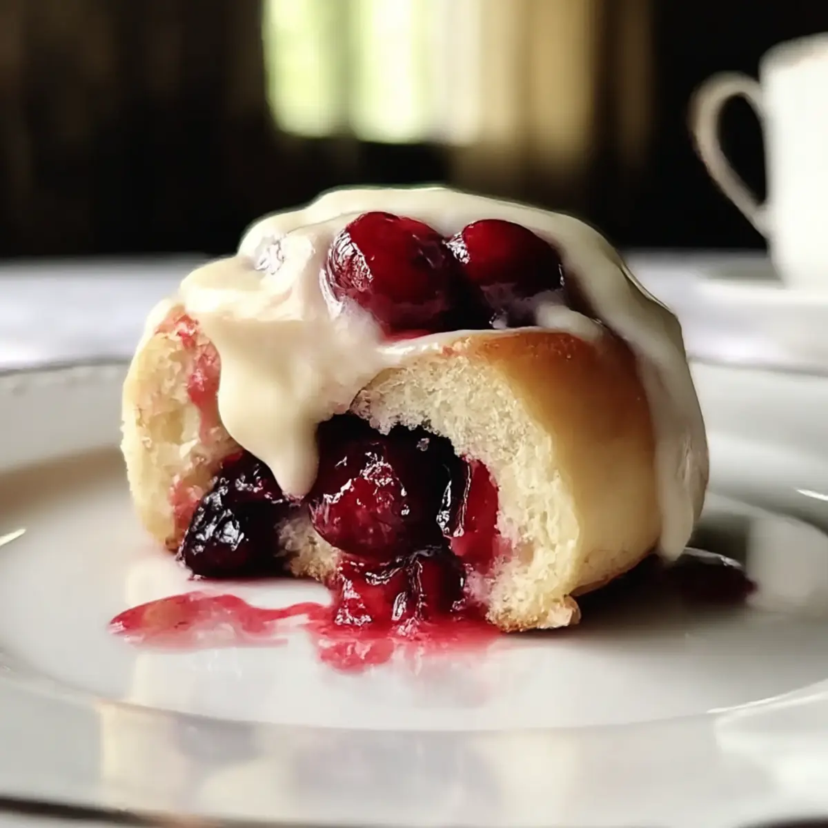 Fluffy Cherry Cinnamon Rolls for Sweet Morning Bliss