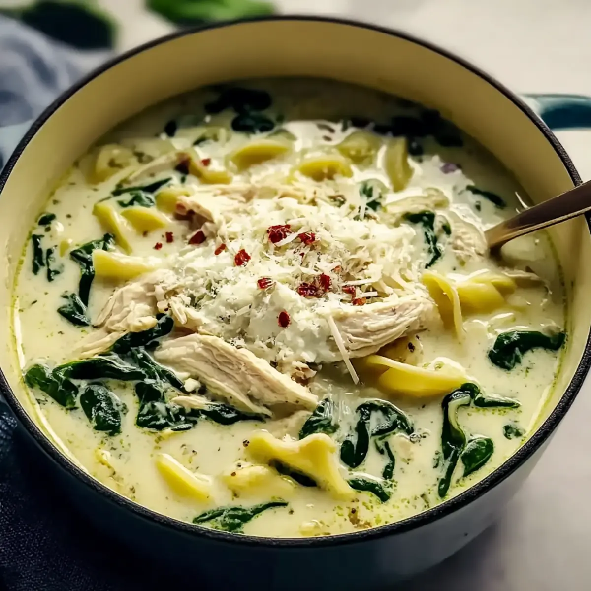 Cozy White Lasagna Soup for Quick Family Dinners