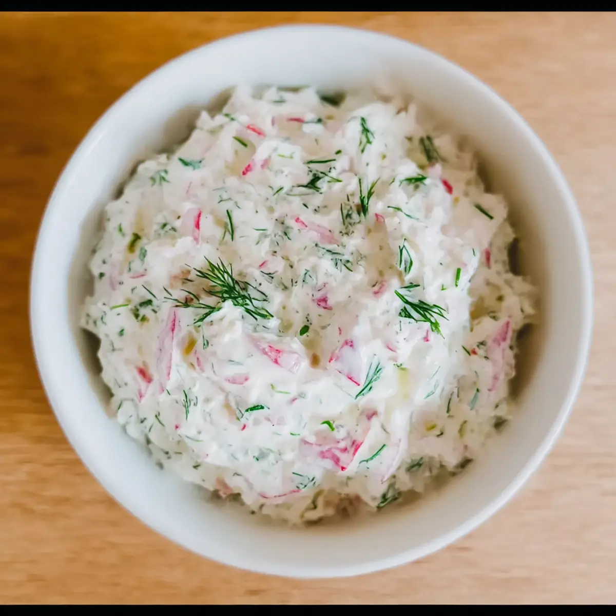 Zesty Healthy Radish Tzatziki Dip for Fresh Summer Snacking